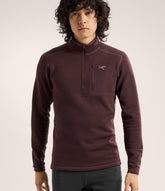 ARC`TERYX as outside straw Big man ATOFMX6266/PNT RHO HEAVYWEIGHT ZIP NECK M