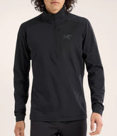 ARC`TERYX as LT straw Big man ATPFM09425/BLK RHO LT ZIP NECK M