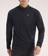 ARC`TERYX delta 1/2 straw Big man ATPFM10550/BLK DELTA 1/2 ZIP M