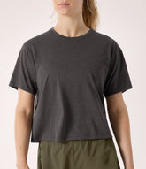 ARC`TERYX Theme Crop SS Woman ATPSW06460/BLK TAEMA CROP SS W