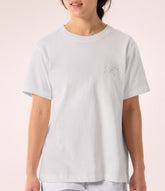 ARC`TERYX Kick Cotton Little grid crew Big shirt SS Woman ATPSW08468/WLW KRAGG COTTON LITTLE BIRD CREW SS W