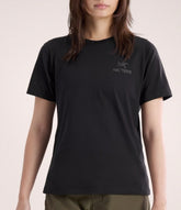 ARC`TERYX Kick SL Cotton Emblem crew shirt SS Woman ATPSW09502/BLK KRAGG SL COTTON EMBLEM CREW SS W