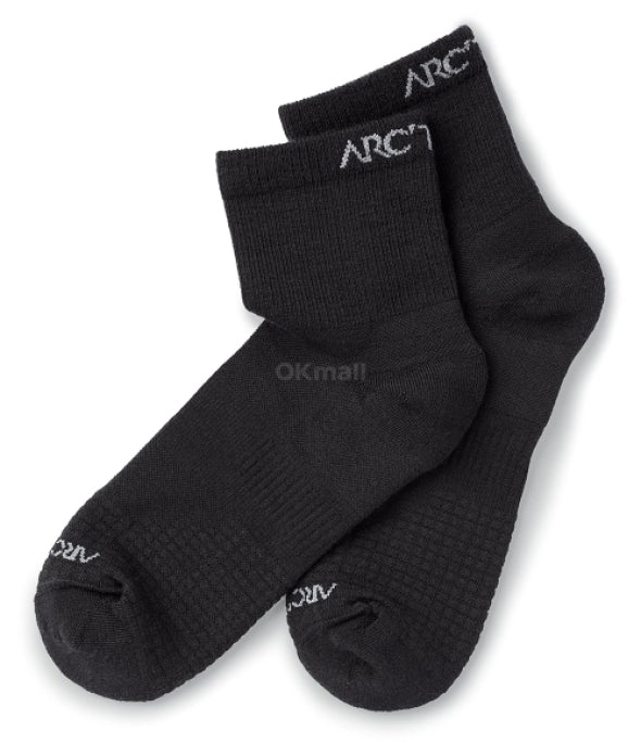 ARC`TERYX Merino 1/4 crew Sock AENSUX7018/BLK MERINO 1/4 CREW SOCK