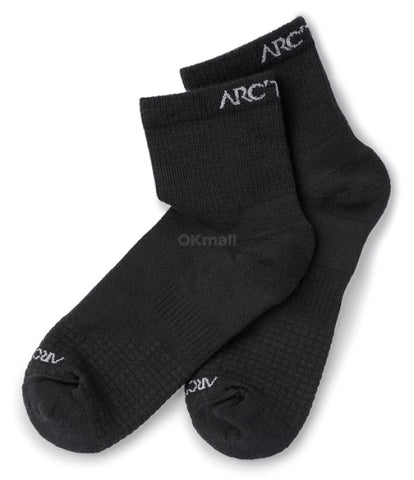 ARC`TERYX Merino 1/4 crew Sock AENSUX7018/BLK MERINO 1/4 CREW SOCK