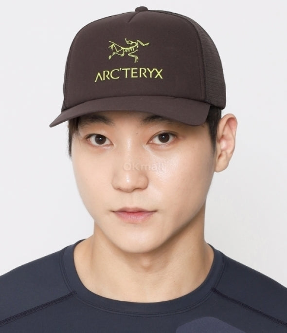 ARC`TERYX grid (liquid trucker Curved AEOFUX7763/PNE BIRD WORD TRUCKER CURVED