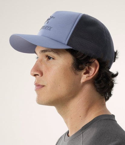 ARC`TERYX grid (liquid trucker Curved AEOFUX7763/STD BIRD WORD TRUCKER CURVED