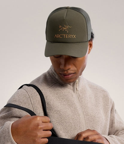 ARC`TERYX grid (liquid trucker Curved AEOFUX7763/TFY BIRD WORD TRUCKER CURVED