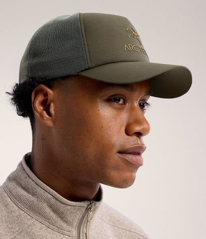 ARC`TERYX grid (liquid trucker Curved AEOFUX7763/TFY BIRD WORD TRUCKER CURVED