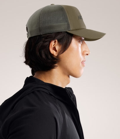 ARC`TERYX grid (liquid trucker Sun AEPSU09488/TFO BIRD WORD TRUCKER HAT