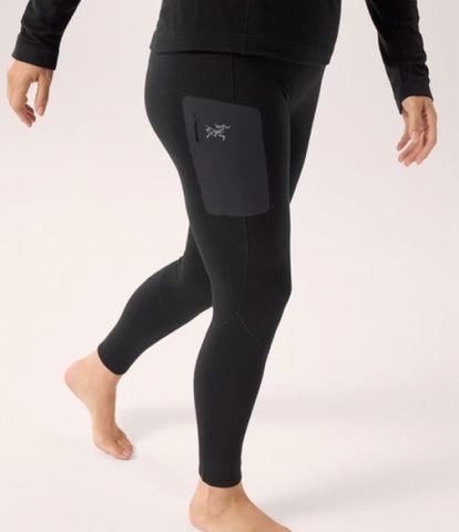 ARC`TERYX Sato Merino Please Bottom Woman APPFW09321/BLK SATORO MERINO WOOL BOTTOM W