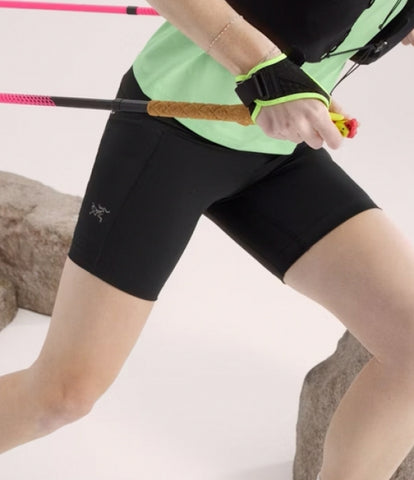 ARC`TERYX Etcent Highlight Utility Shorts 8 Woman APPSW09522/BLK ESSENT HIGH-RISE UTILITY SHORT 8 W