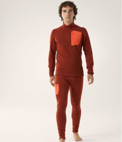 ARC`TERYX as outside straw Big man ATOFMX6266/SQS RHO HEAVYWEIGHT ZIP NECK M