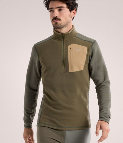 ARC`TERYX as outside straw Big man ATOFMX6266/TFC RHO HEAVYWEIGHT ZIP NECK M