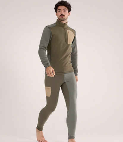 ARC`TERYX as outside straw Big man ATOFMX6266/TFC RHO HEAVYWEIGHT ZIP NECK M