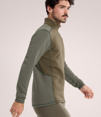 ARC`TERYX as outside straw Big man ATOFMX6266/TFC RHO HEAVYWEIGHT ZIP NECK M