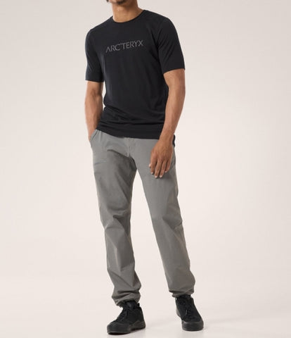 ARC`TERYX Ionia Merino Please Arcward Intaria SS man ATOFMX7733/BLK IONIA MERINO WOOL ARC'WORD LOGO SS M