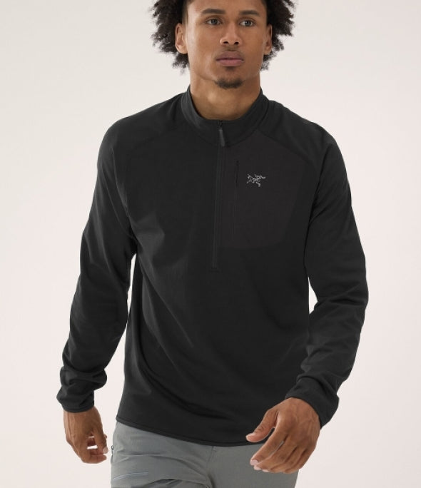 ARC`TERYX delta 1/2 straw man ATOFMX7740/BLK DELTA 1/2 ZIP M