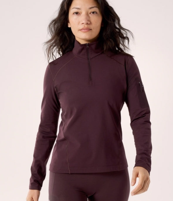 ARC`TERYX as straw Big Woman ATOFWX7336/PNT RHO ZIP NECK W