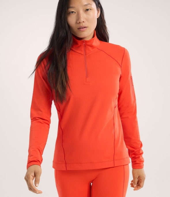 ARC`TERYX as straw Big Woman ATOFWX7336/SOR RHO ZIP NECK W