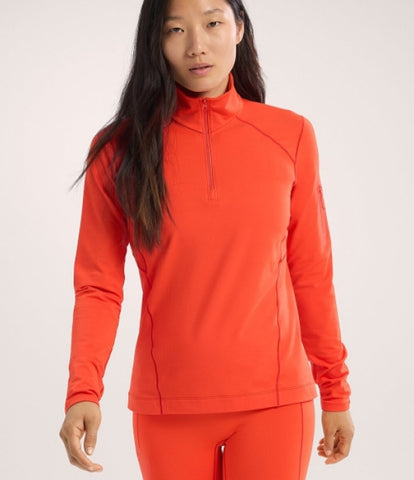 ARC`TERYX as straw Big Woman ATOFWX7336/SOR RHO ZIP NECK W