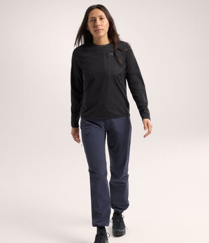 ARC`TERYX delta crew Woman ATOFWX7711/BLK DELTA CREW W