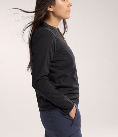 ARC`TERYX delta crew Woman ATOFWX7711/BLK DELTA CREW W