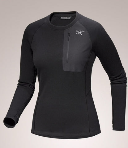 ARC`TERYX Kayer Night crew Big Woman ATOFWX9048/BLK KYANITE BASELAYER CREW W