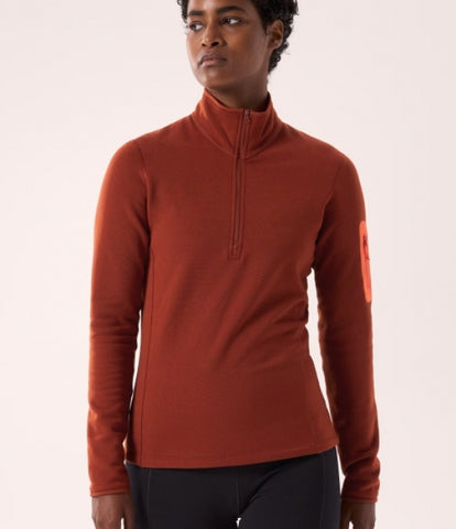 ARC`TERYX Kayer Night straw Big Woman ATOFWX9065/SQS KYANITE BASELAYER ZIP NECK W