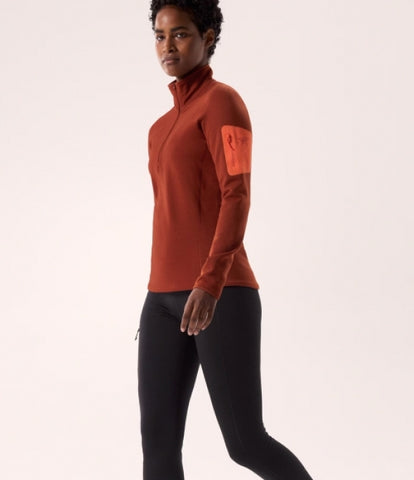 ARC`TERYX Kayer Night straw Big Woman ATOFWX9065/SQS KYANITE BASELAYER ZIP NECK W