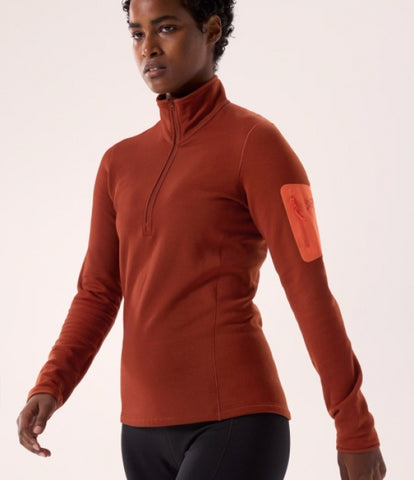 ARC`TERYX Kayer Night straw Big Woman ATOFWX9065/SQS KYANITE BASELAYER ZIP NECK W