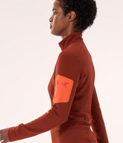 ARC`TERYX Kayer Night straw Big Woman ATOFWX9065/SQS KYANITE BASELAYER ZIP NECK W