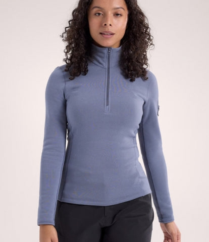 ARC`TERYX Kayer Night straw Big Woman ATOFWX9065/STR KYANITE BASELAYER ZIP NECK W