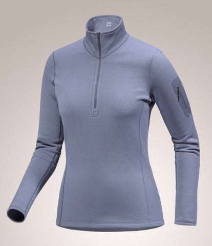 ARC`TERYX Kayer Night straw Big Woman ATOFWX9065/STR KYANITE BASELAYER ZIP NECK W