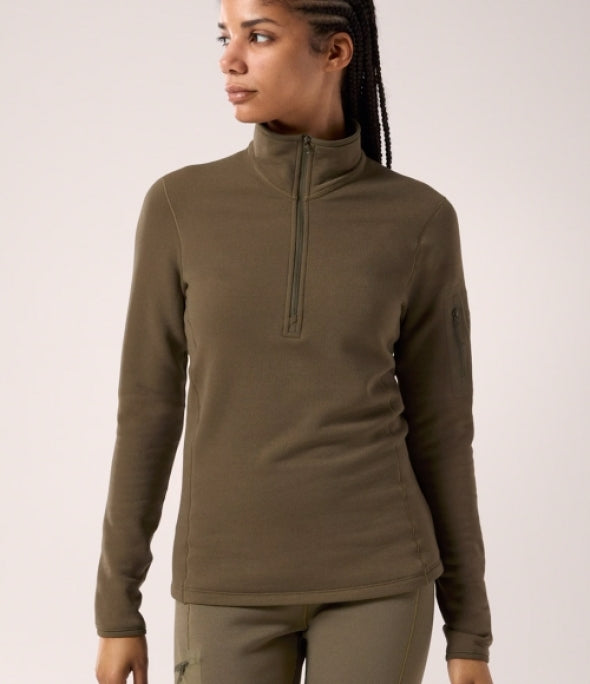 ARC`TERYX Kayer Night straw Big Woman ATOFWX9065/TAT KYANITE BASELAYER ZIP NECK W