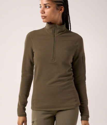 ARC`TERYX Kayer Night straw Big Woman ATOFWX9065/TAT KYANITE BASELAYER ZIP NECK W