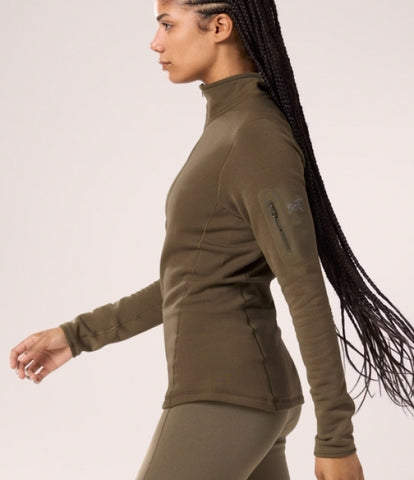 ARC`TERYX Kayer Night straw Big Woman ATOFWX9065/TAT KYANITE BASELAYER ZIP NECK W