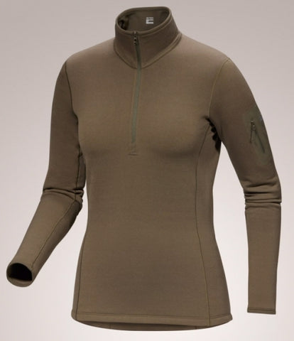 ARC`TERYX Kayer Night straw Big Woman ATOFWX9065/TAT KYANITE BASELAYER ZIP NECK W