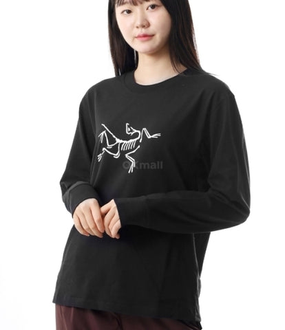 ARC`TERYX Akiop Intaria t-shirt Woman ATOFWX9428/BLK ARCHAEOPTERYX LOGO LS W