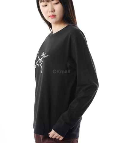 ARC`TERYX Akiop Intaria t-shirt Woman ATOFWX9428/BLK ARCHAEOPTERYX LOGO LS W