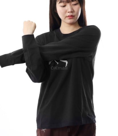 ARC`TERYX Akiop Intaria t-shirt Woman ATOFWX9428/BLK ARCHAEOPTERYX LOGO LS W