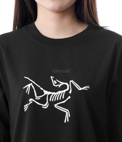 ARC`TERYX Akiop Intaria t-shirt Woman ATOFWX9428/BLK ARCHAEOPTERYX LOGO LS W