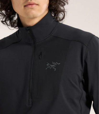 ARC`TERYX as LT straw Big man ATPFM09425/BLK RHO LT ZIP NECK M
