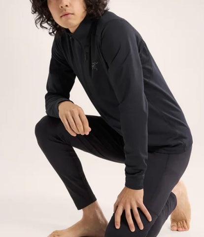 ARC`TERYX as LT straw Big man ATPFM09425/BLK RHO LT ZIP NECK M