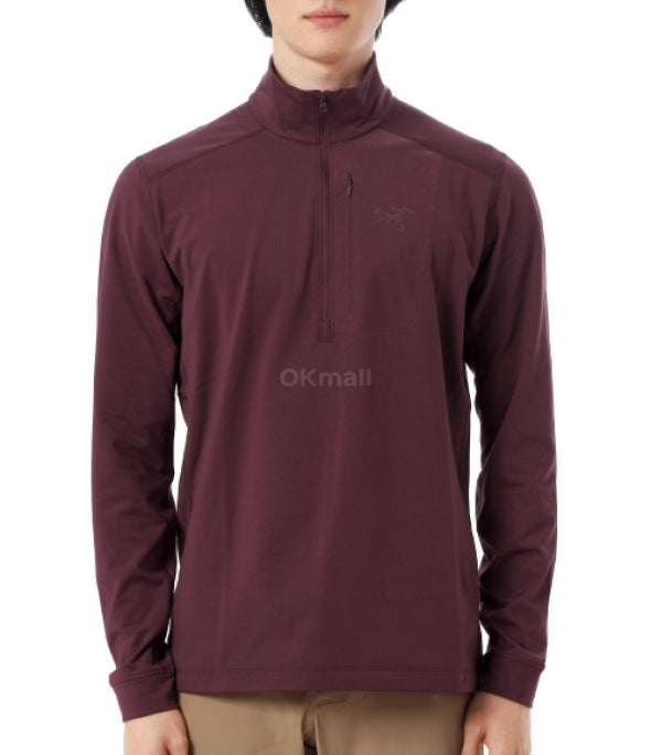 ARC`TERYX as LT straw Big man ATPFM09425/MAJ RHO LT ZIP NECK M