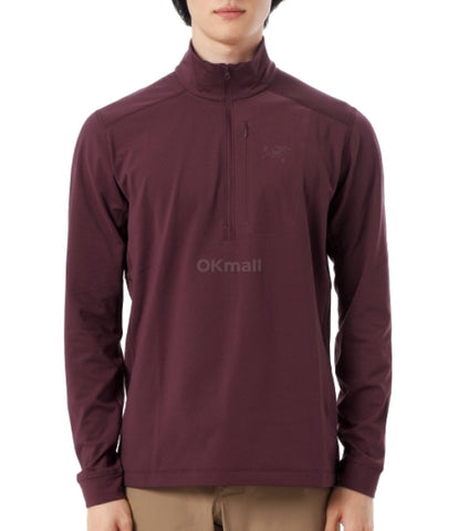 ARC`TERYX as LT straw Big man ATPFM09425/MAJ RHO LT ZIP NECK M