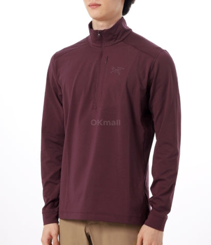 ARC`TERYX as LT straw Big man ATPFM09425/MAJ RHO LT ZIP NECK M