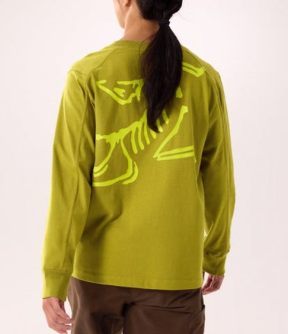 ARC`TERYX Kick Cotton grid crew Big shirt LS Woman ATPFW08469/OME KRAGG COTTON BIRD CREW LS W