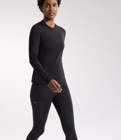 ARC`TERYX as crew Woman ATPFW08472/BLK RHO CREW W