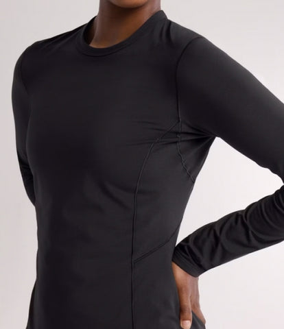 ARC`TERYX as crew Woman ATPFW08472/BLK RHO CREW W