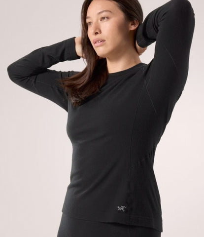 ARC`TERYX Sato Merino Please crew Woman ATPFW08474/BLK SATORO MERINO WOOL CREW W